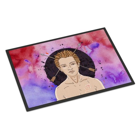 Carolines Treasures 24 x 36 in. Sagittarius Zodiac Sign Indoor or Outdoor Mat BB7325JMAT